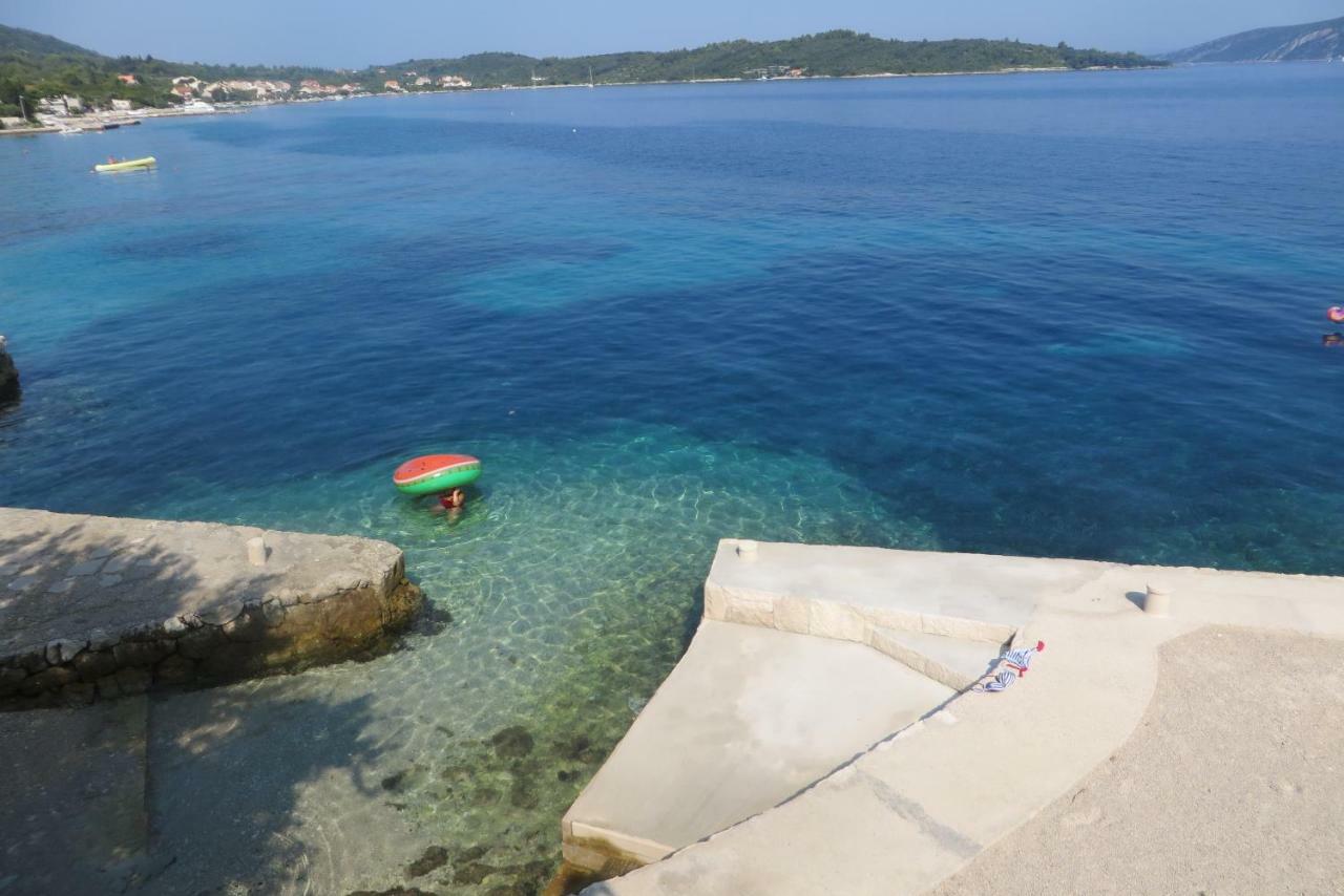 I&J Relaxing Beach Apartments Račišće Bagian luar foto